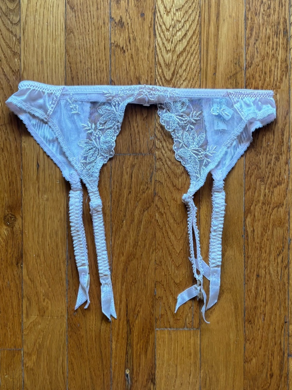 80s Christian Dior Light Pink Garter Size small